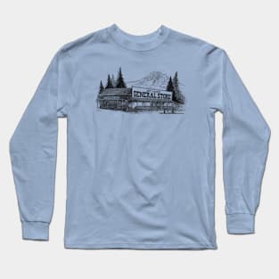 Old general store drawing Long Sleeve T-Shirt